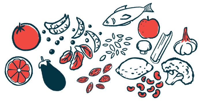 An illustration of various healthy foods.